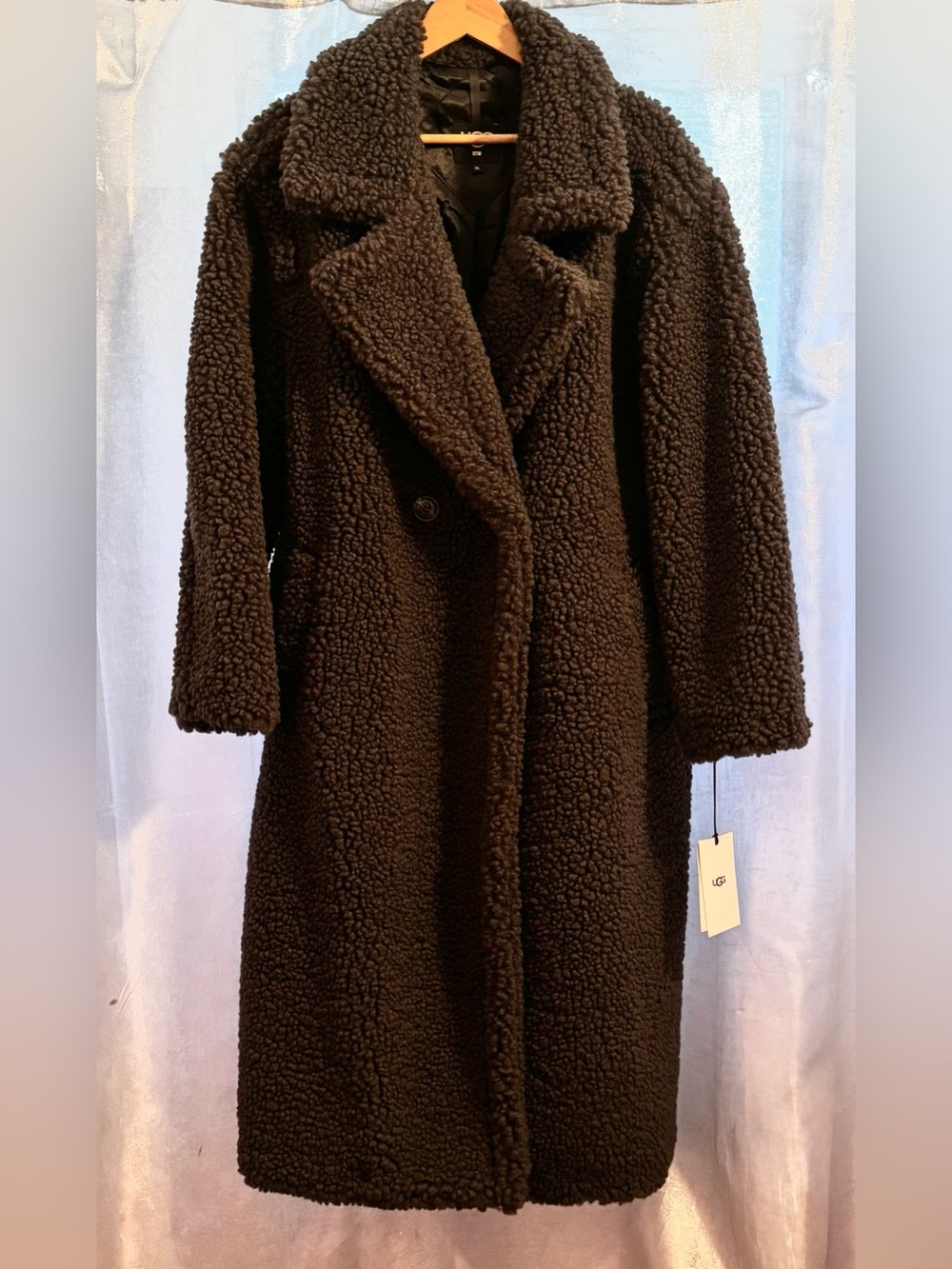 Ugg Gertrude Long Teddy Coat Ink XL